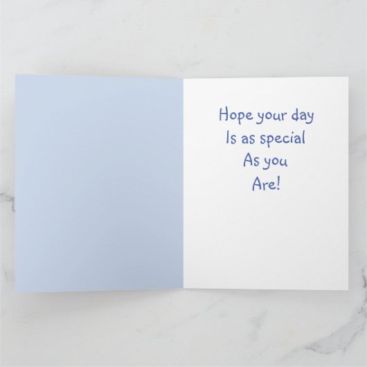 Hütte am See Karte (Innenseite)