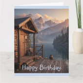 Hütte am See Karte (Vorderseite)