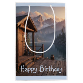 Hütte am See Mittlere Geschenktüte