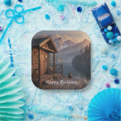 Hütte am See Pappteller (Party)