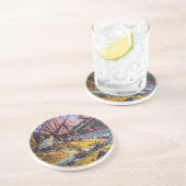 Hütte am Untersetzer Ölgemälde (Seite)