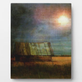 Hütte an der Ecke Foto Plaque Fotoplatte (Vorderseite)