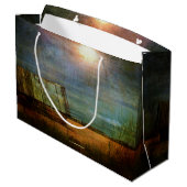 Hütte an der Ecke Prairie Große Geschenktüte (Rückseite Schrägansicht)