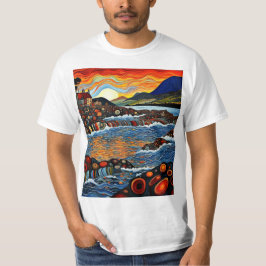 Hütte an der Küste T-Shirt