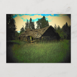 Hütte auf dem Feld von djoneill Postkarte