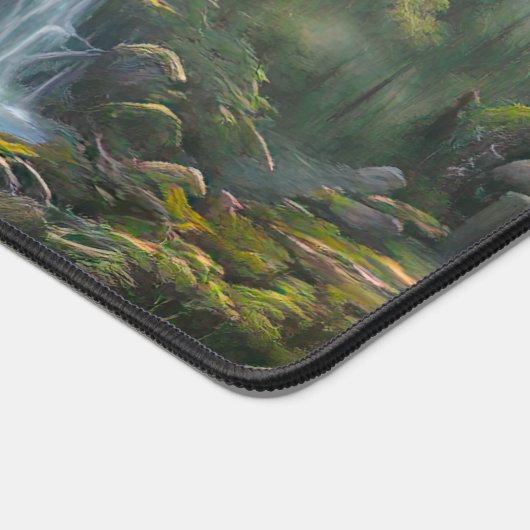 Hütte auf dem Hügel Schreibtischunterlage (Ecke)