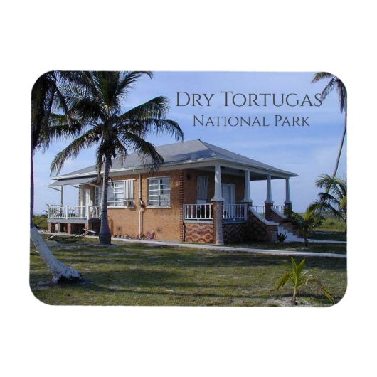 Hütte auf der Loggerhead Key Dry Tortugas Magnet (Horizontal)