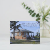 Hütte auf der Loggerhead Key Dry Tortugas Postkarte (Stehend Vorderseite)