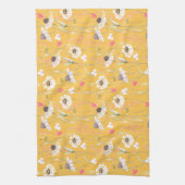 Hütte auf der Wiese gelb Geschirrtuch (Vertikal)