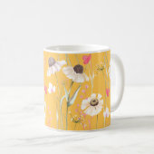 Hütte auf der Wiese gelb Kaffeetasse (VorderseiteRechts)