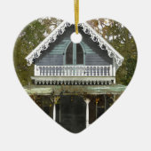 Hütte auf Martha's Vineyard Keramik Ornament (Vorne)