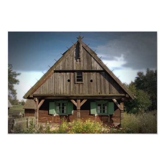 Hütte aus Holz - Foto (Vorne)
