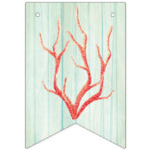 Hütte Beach Hochzeitsfest Wimpelkette (Dritte Fahne)