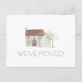 Hütte bewegt Anklage Postkarte (Vorderseite)