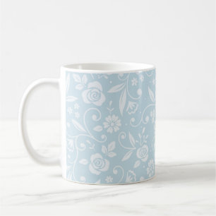 Hütte Blau und Weiß Kaffeetasse