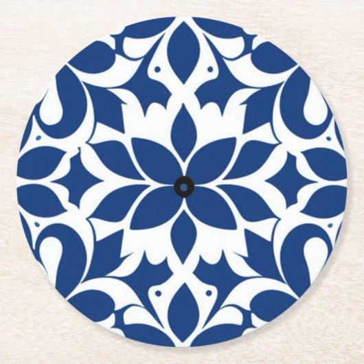 Hütte Blue Untersetzer (Vorderseite)