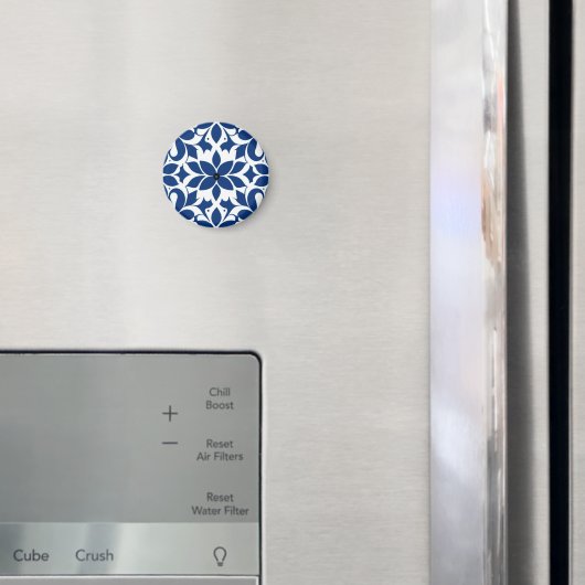 Hütte Blue Untersetzer Magnet (In Situ (Kühlschrank))