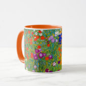 Hütte Blumengarten Gustav Klimt Tasse (Vorderseite Links)