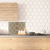 Hütte Blumenglas Schneidebrett