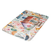 Hütte Blumenhaine Badematte (Schrägansicht)