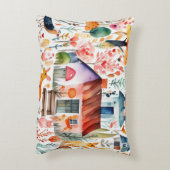 Hütte Blumenhaine Dekokissen (Rückseite(Vertikal))