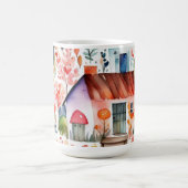 Hütte Blumenhaine Kaffeetasse (Mittel)