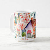 Hütte Blumenhaine Kaffeetasse (Vorderseite Links)
