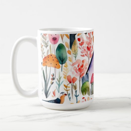 Hütte Blumenhaine Kaffeetasse (Links)