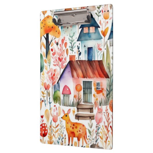 Hütte Blumenhaine Klemmbrett (Links)