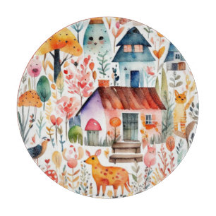 Hütte Blumenhaine Schneidebrett