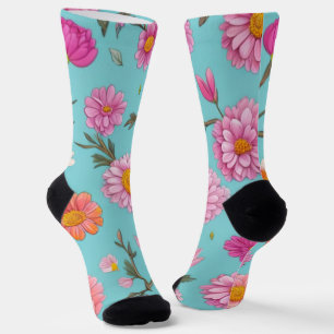 Hütte Blumenkernmehl Rosa Blume Socken