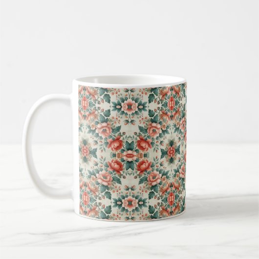 Hütte Blumenkohle Tasse (Links)