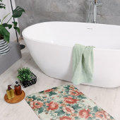 Hütte Blumenmuster Badematte