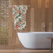 Hütte Blumenmuster Badhandtuch Set