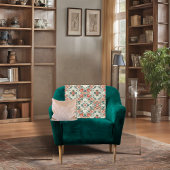 Hütte Blumenmuster Fleecedecke