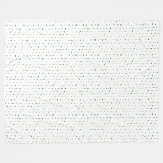 Hütte Blumenmuster Gemütliches Blumengesteck Fleecedecke (Vorderseite (Horizontal))