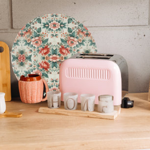 Hütte Blumenmuster Schneidebrett