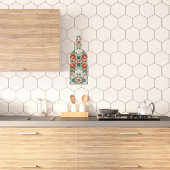 Hütte Blumenmuster Schneidebrett