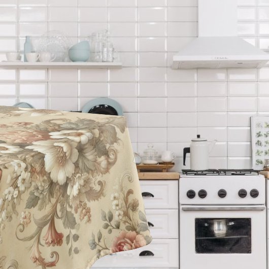 Hütte Blumenüberlieferungen Tischdecke