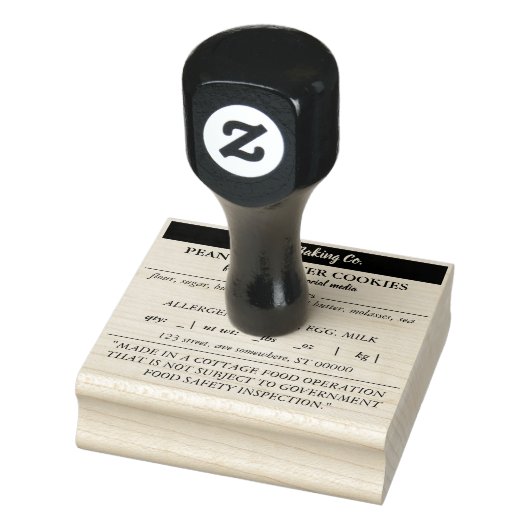 Hütte Briefmarke des Lebensmittelrechts Gummistempel (Stempel)