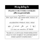 Hütte Briefmarke des Lebensmittelrechts Gummistempel (Prägung)