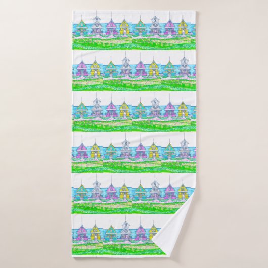 Hütte Bright Bath Handtuch Badehandtuch (Badehandtuch)