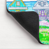 Hütte Bright Mouse Pad Mousepad (Ecke)