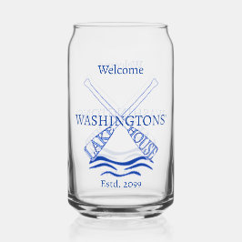 Hütte Cabin Lake House Trinkbehälter Beer Dosenglas