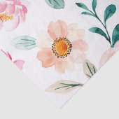 Hütte Chic Blume Muster Seidenpapier (Detail)