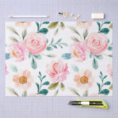 Hütte Chic Blume Muster Seidenpapier (Handwerk)