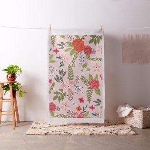 Hütte Chic Blumenmuster Stoff