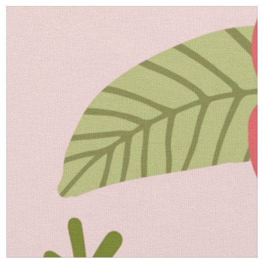 Hütte Chic Blumenmuster Stoff (Nahaufnahme)