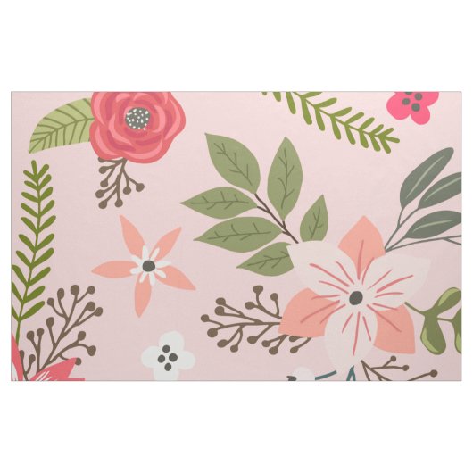 Hütte Chic Blumenmuster Stoff (Fat Quarter (45,7 x 55,9 cm))