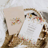 Hütte Chic Botanische Gartenhochzeit Einladung